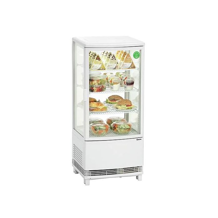 Koelvitrine Bartscher, 3 roosters, mini, 86L, 43(b)x98(h)x44(d), 230V/180W