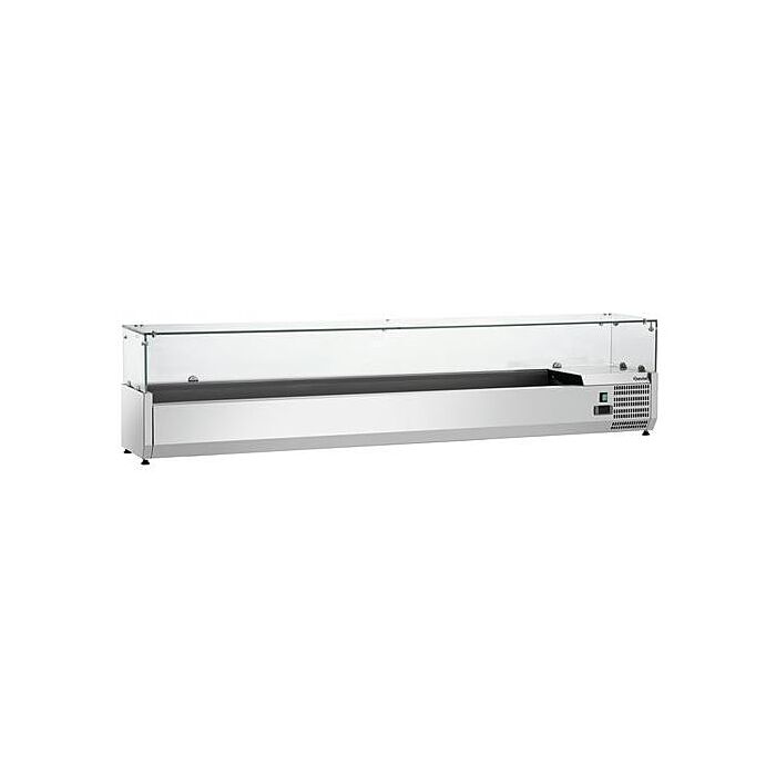 Opzetkoelvitrine Bartscher, 10x1/4GN, 200 cm(b), 230V/194W