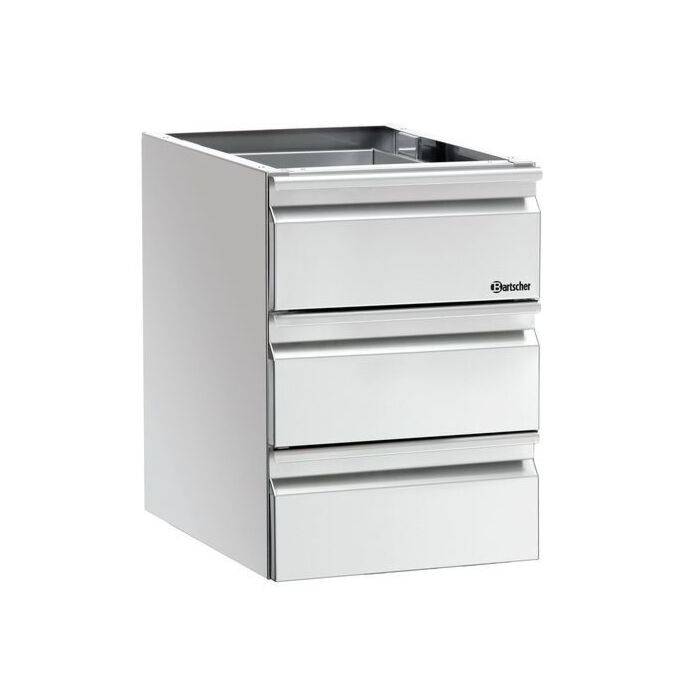 Schuifladenblok 3 x 1/1 GN voor werk