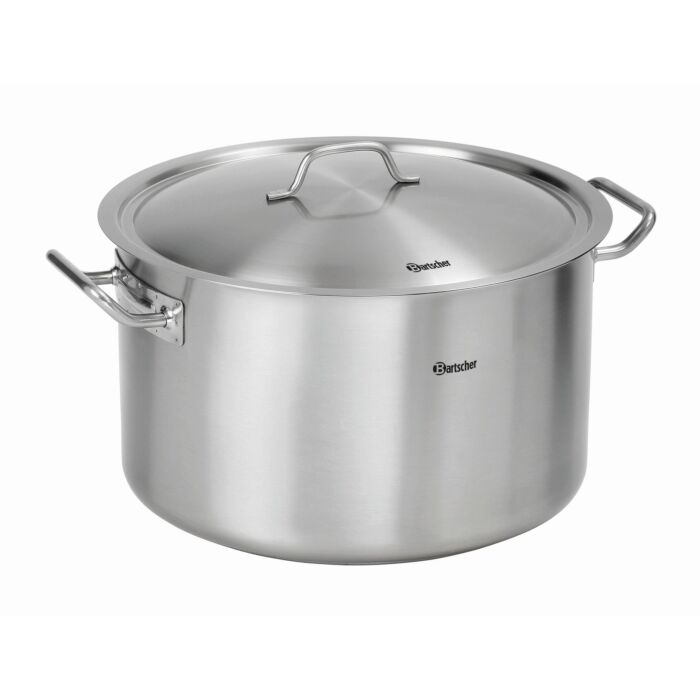 Kookpan Bartscher,  30L, 43Øcmx32,5cm(h), ook inductie, incl deksel 