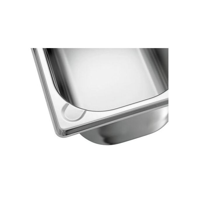 Gastronormbak Bartscher, RVS, 1/4 GN, 100mm diep, Basic Line