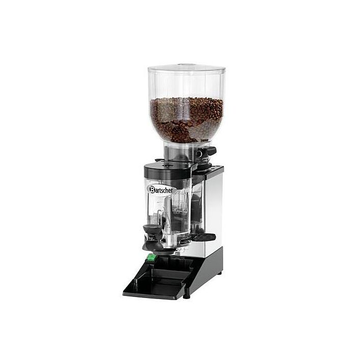 Koffiemolen Bartscher, 5-12gr dosering, RVS, 0.6 kg, 20(b)x60(h)x39(d), 230V/352W