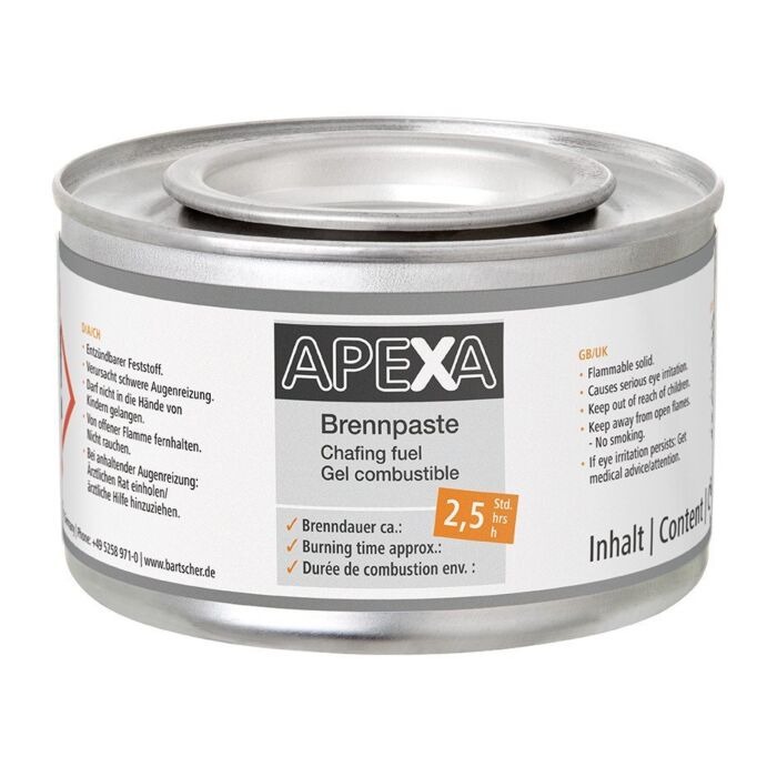 Brandpasta Bartscher, 2,5 uur, 48 blikken