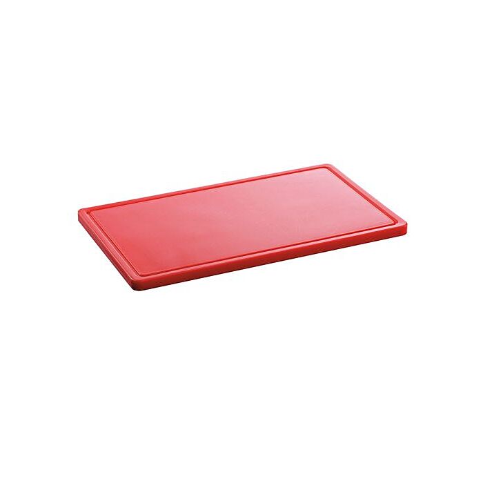 Snijplank PRO Bartscher, 53x32,5x2,5(H)cm, GN1/1, rood