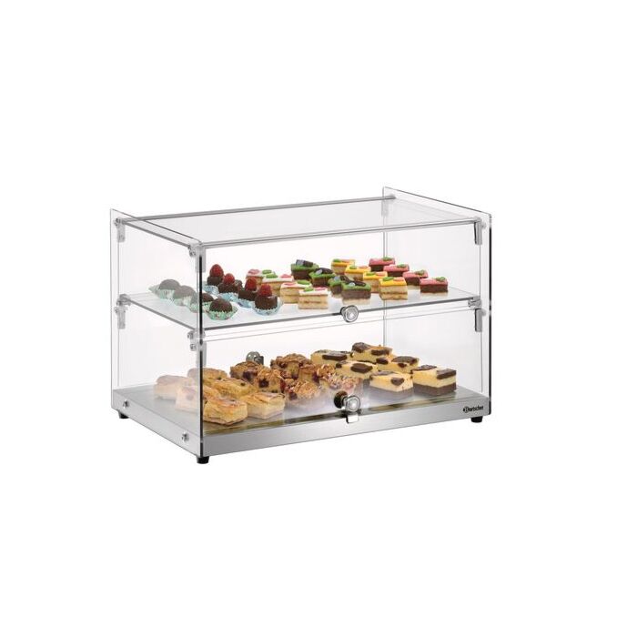 Buffetvitrine 5400 2E-K Bartscher, 62x45x43,5(h)cm