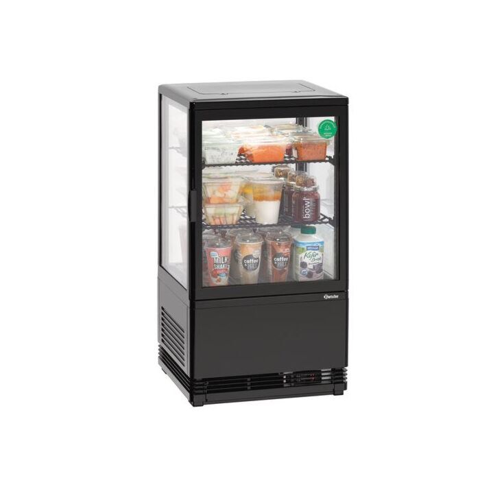 Mini-koelvitrine 58L-SW Bartscher, 47,5x43,2x88,8(h)cm, 230V/180W