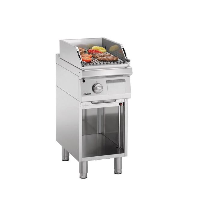 Lavasteengrill, Gas, B400 OO Bartscher, 51x81x113(h)cm