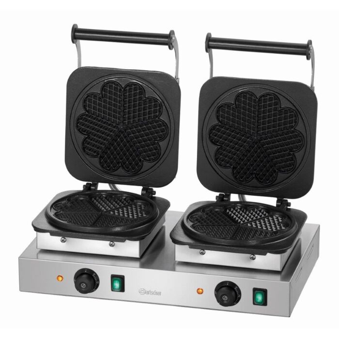 Wafelijzer 2HW211, 71(b)x55(d)x37(h)cm, 2x230V/2x2200W