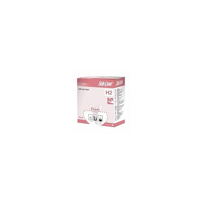 Handreiniger Soft Care foam h2 700ml, 6 flacons