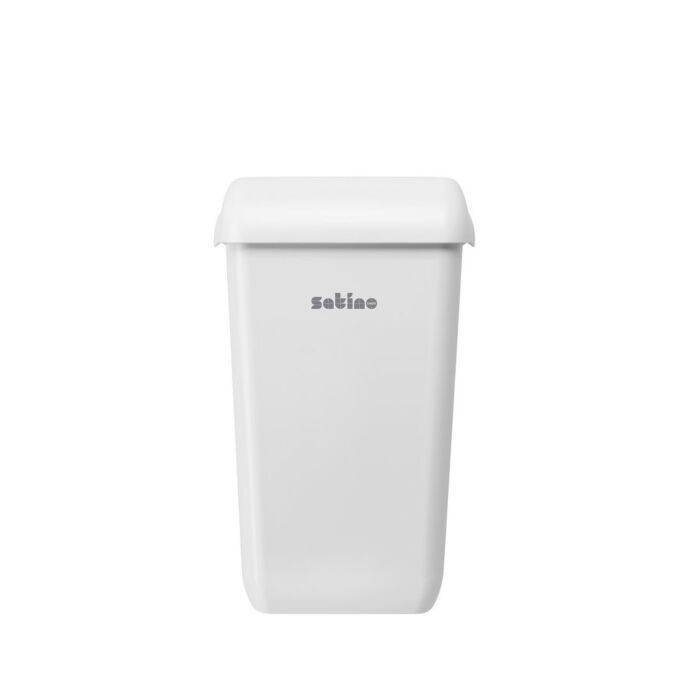 Afvalbak Satino Deksel Open Wit 23l 332580
