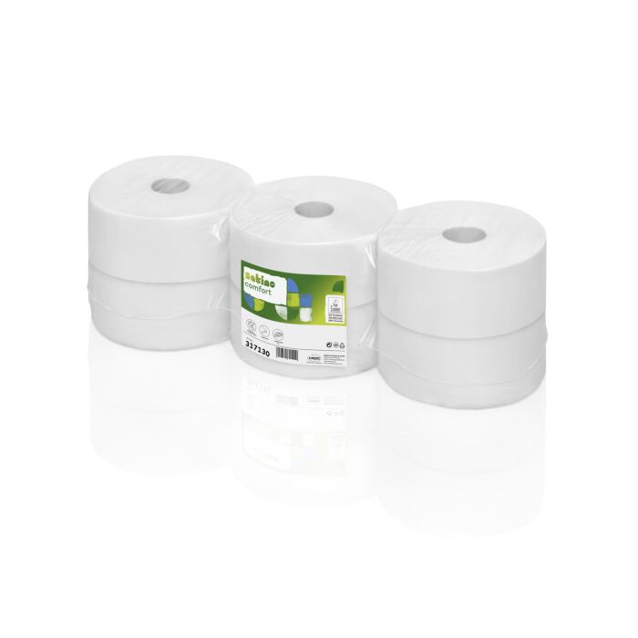 Toiletpapier Satino JT2 jumbo tissue 2-laags wit 380m 317130