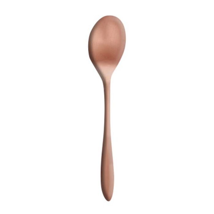 Gioia Matt Bronze 18/10 dessertlepel 18 cm, doos van 12 stuks