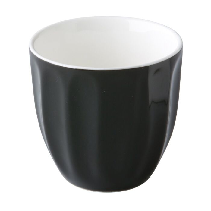 Coffeepoint stapelbare koffiekop zwart 180 ml, doos van 6 stuks