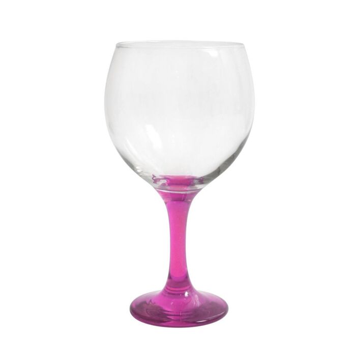 Gin & Tonic glas roze 645 ml, doos van 6 stuks