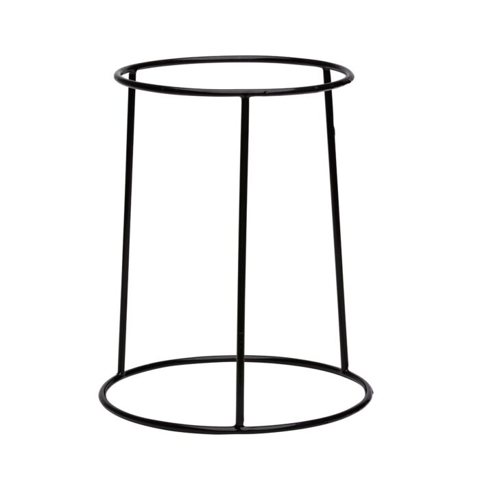 Buffetverhoger anti-slip zwart 25x21x30, doos van 6 stuks