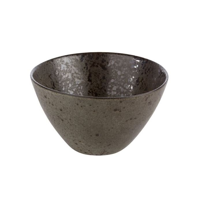 Q Authentic Stone Black kom 15 cm 800ml, doos van 6 stuks