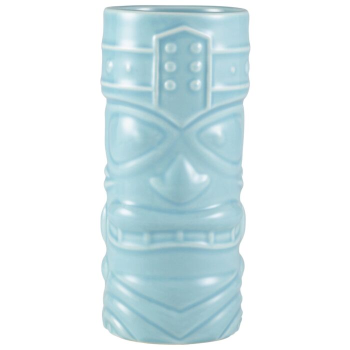 Tiki beker blauw 400 ml, doos van 4 stuks