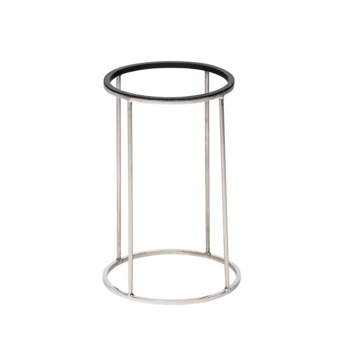 RVS buffetverhoger Ø22/24 x36 cm, doos van 1 stuks