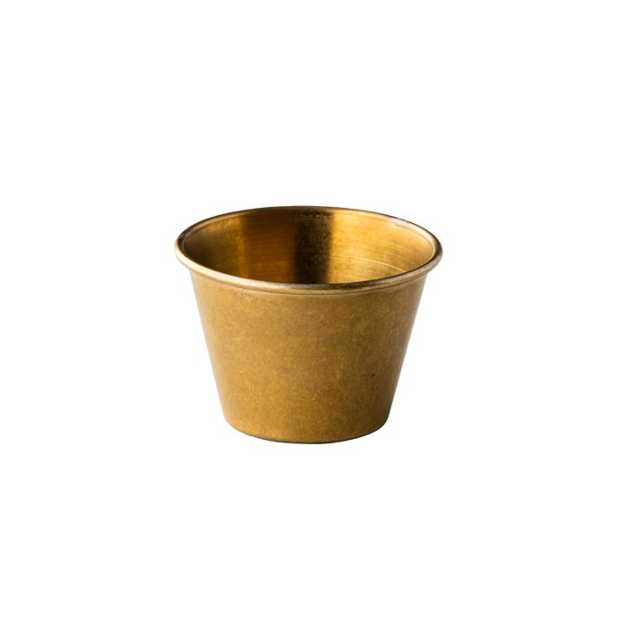 RVS Ramekin goud Ø6,2 cm 80 ml, doos van 12 stuks