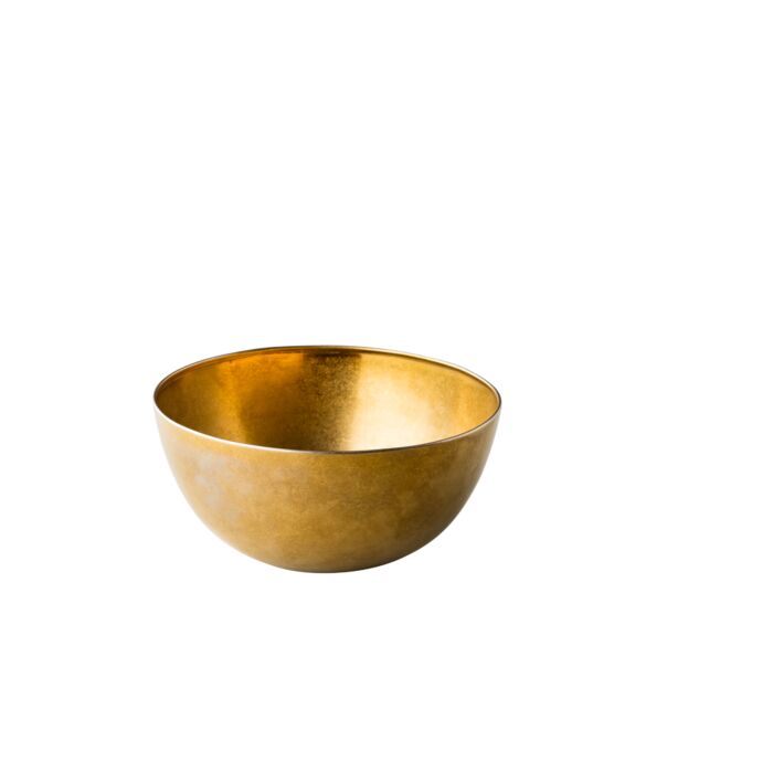Vintage goud kom Ø20 cm 1750ml, doos van 1 stuks