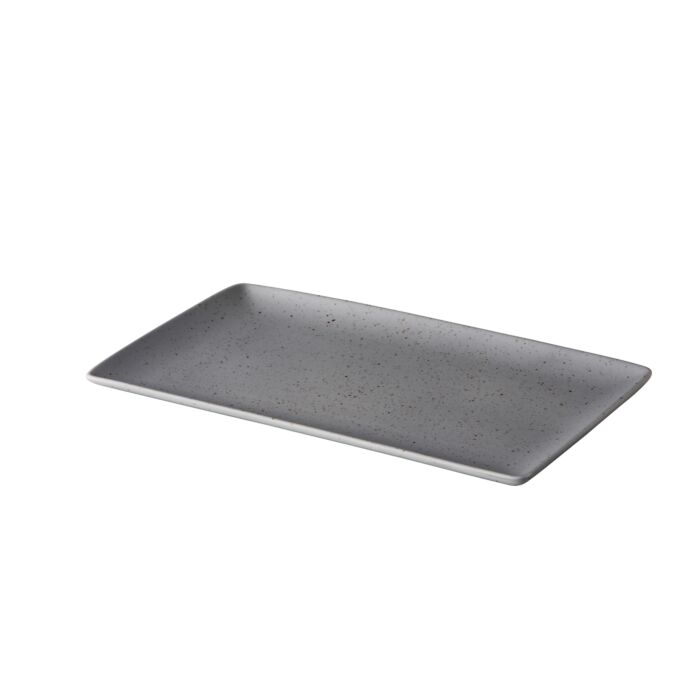 Tinto bord mat grijs 19 x 33,5cm, doos van 6 stuks