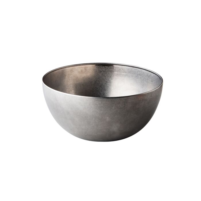 RVS vintage kom Ø25 cm, doos van 1 stuks