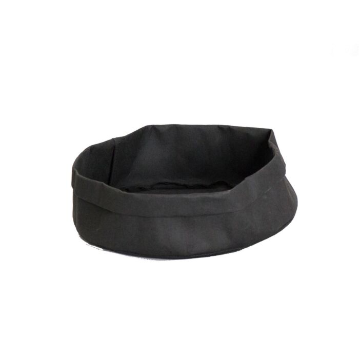 Broodmand papier wasbaar zwart 27 x 27 x 12, doos van 12 stuks