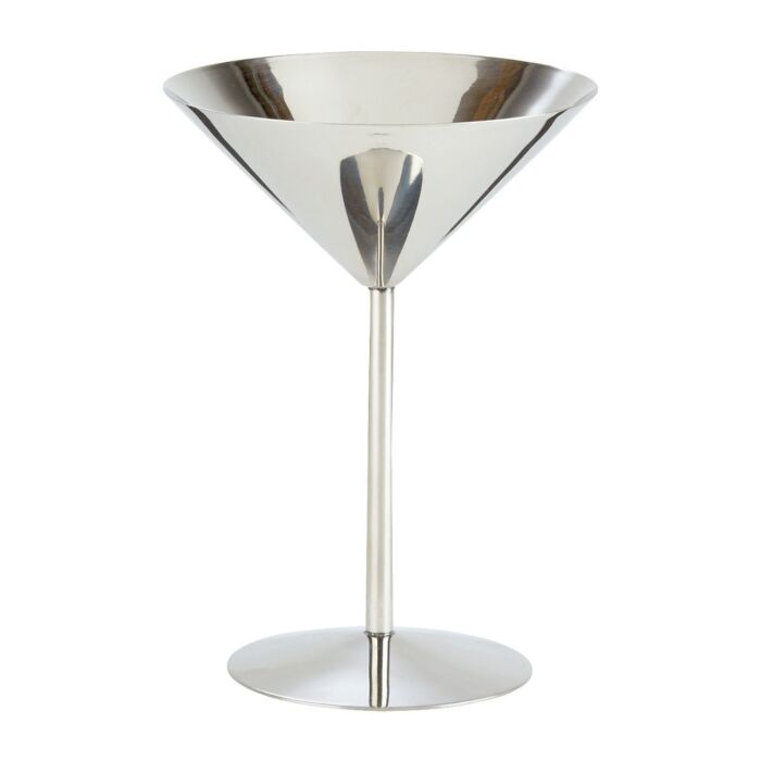 RVS martini glas hoge voet 240 ml, doos van 1 stuks
