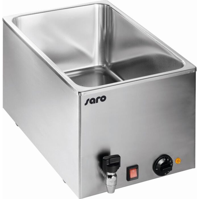 Bain Marie Saro, GN 1/1, 200mm diep, 230V/1000W, met aftapkraan     