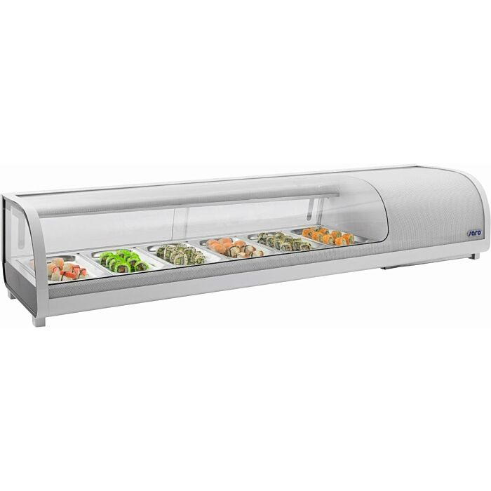 Sushivitrine Saro, 6x1/3GN, 158cm (b), 230V/150W