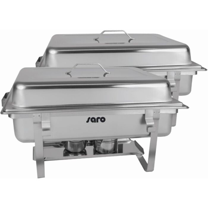 Chafing Dish Saro, DUOPACK model Elena, 1/1 GN, RVS, compleet