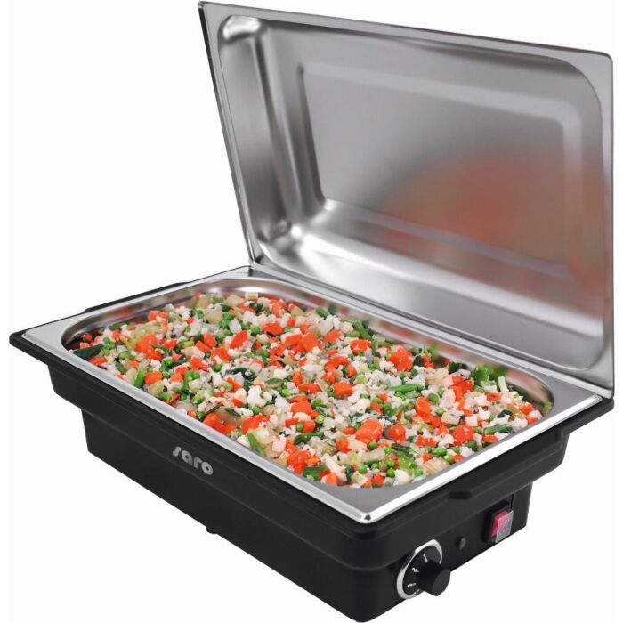 Chafing Dish Saro, Model LORENA, elektrisch, RVS, 1/1 GN, compleet