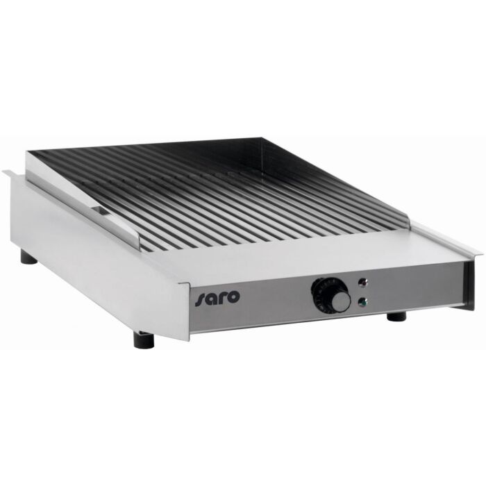 Grillplaat Saro, geribd, 42x60x15cm, 230v/3,4kW