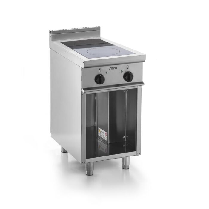 Saro Keramische oven met open onderbouw model E7/CVE2BA, 40(B)x70(D)x85(H)cm, 400V/5000W