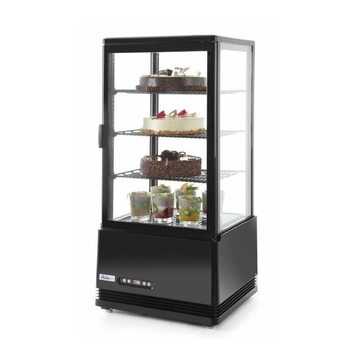 Koeldisplay, 68 Liter, Geventileerd, 452x406x891(h)mm, Beschikbaar in 2 Kleuren Hendi