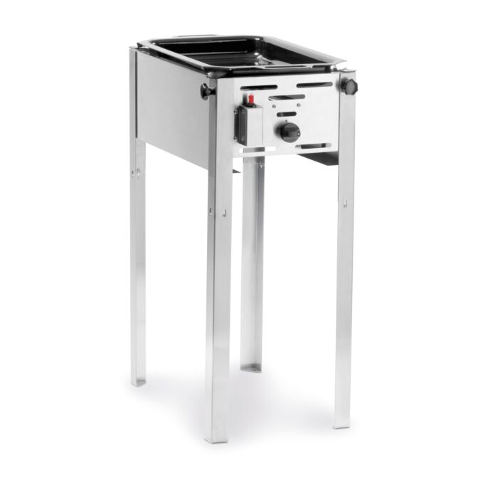 Hendi Grill-Master Mini, Verchroomd;RVS, Zilver, 54(b)x34(d)x84(h)cm, 154700