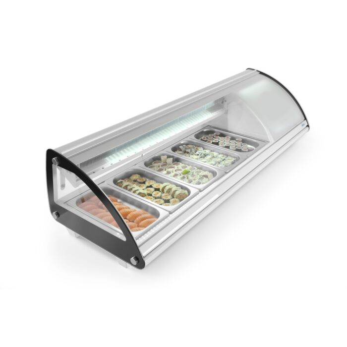 Hendi Sushivitrine GN 1/3 63L, RVS, 45(b)x130,7(d)x33(h)cm, 233757