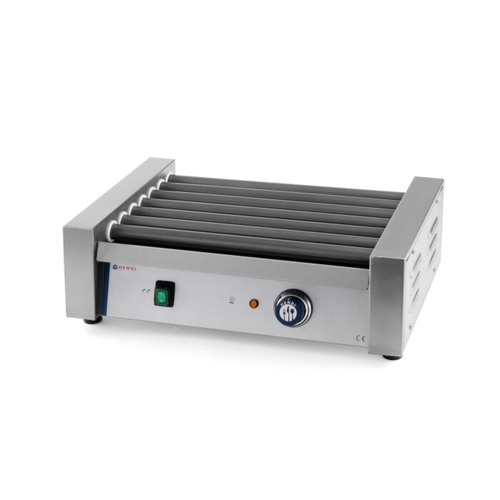 Hendi Worstenroller grill, RVS, 32,5(b)x52(d)x17,5(h)cm, 268506