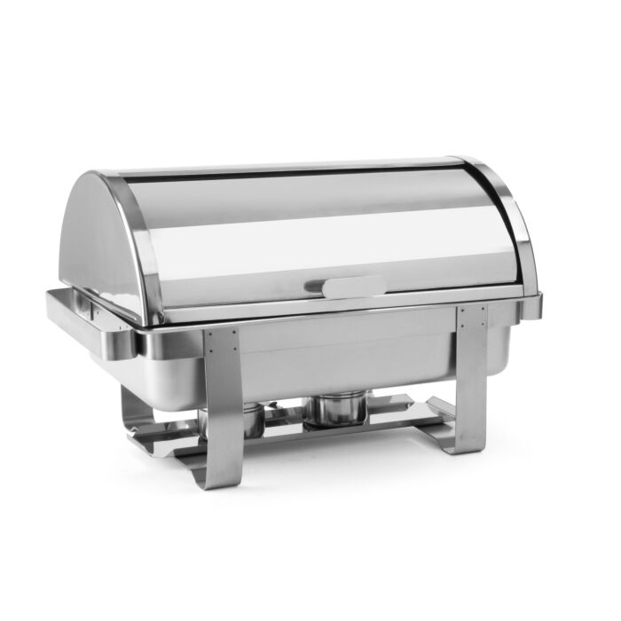 Hendi Rolltop-Chafing dish Gastronorm 1/1, RVS;RVS, 34(b)x59(d)x40(h)cm, 470206