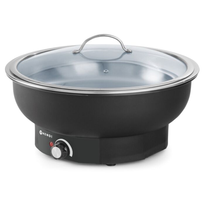 Hendi Chafing dish elektrisch Tesino, Polypropyleen;RVS, 40,5øx24,8(h)cm, 204832