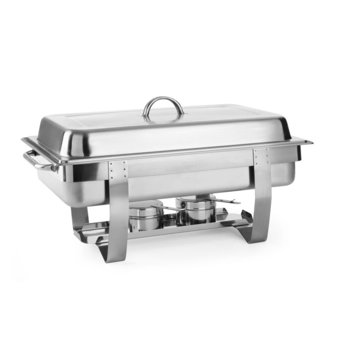 Hendi Chafing dish Gastronorm 1/1, RVS;RVS, 38,5(b)x58,5(d)x31,5(h)cm, 471005