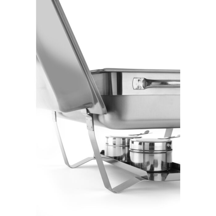 Hendi Chafing dish Gastronorm 1/1, RVS;RVS, 38,5(b)x58,5(d)x31,5(h)cm, 471005