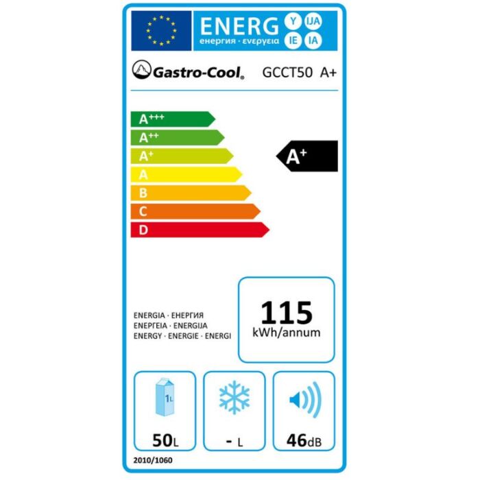 Cool-tool Gastro-cool, CT51 50L, 43,5(B)x 51(D)x 81(H), 230V/0,3kW