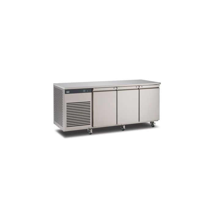 EcoPro G2 1/3 koelwerkbank, rvs 304 uit- en inwendig, 186,5(b)x70(d)x86,5(h)cm, 230V/310W