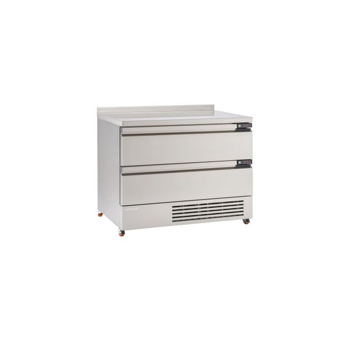 Foster Flexdrawer, koellade / vrieslade +1/+4°C, -18/-21˚C, rvs 304 uit- en inwendig en werkblad met spatrand, FFC6-2, 35-102