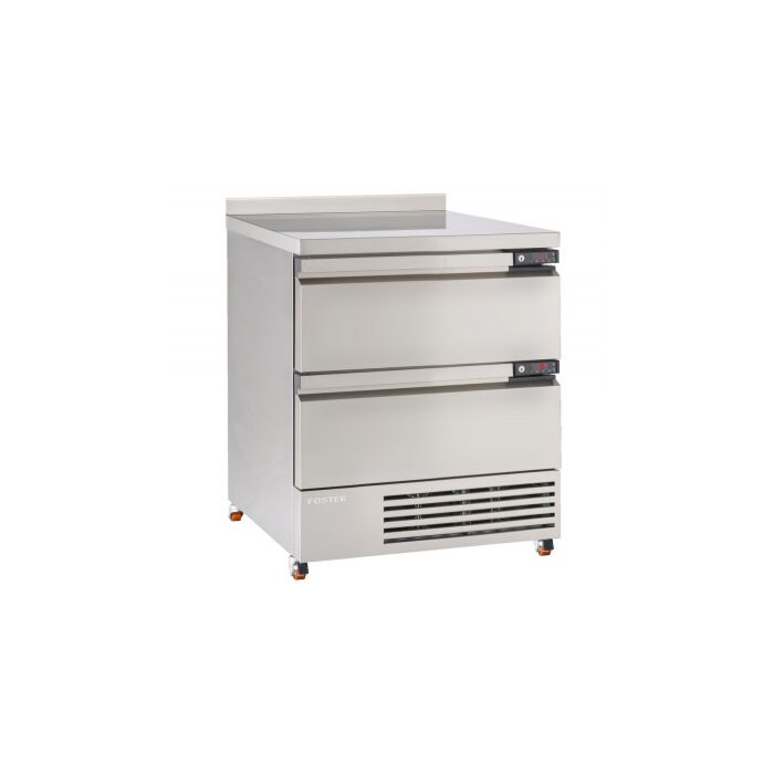 Foster Flexdrawer, koellade / vrieslade +1/+4°C, -18/-21˚C, rvs 304 uit- en inwendig en werkblad met spatrand, FFC4-2, 35-106