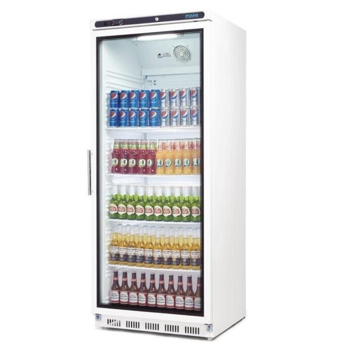 Koelkast Polar, display koeling, 600L, 78(b)x190(h)x70(d), 230V/185W