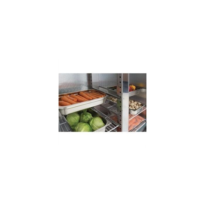 Koelkast Polar, Slimline RVS koeling, 960L, 134(b)x201(h)x71(d), 230V/800W