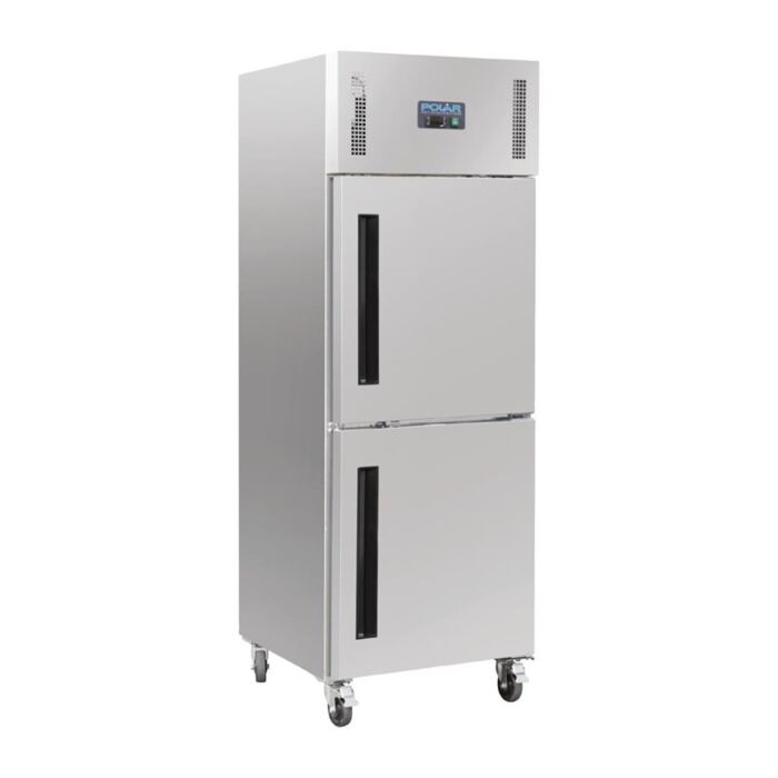 Polar G-serie Gastro 1-deurs vriezer met gedeelde deur 600L, 201(h) x 68(b) x 80(d)cm, 230V