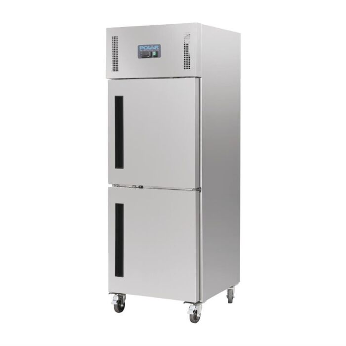 Polar G-serie Gastro 1-deurs vriezer met gedeelde deur 600L, 201(h) x 68(b) x 80(d)cm, 230V